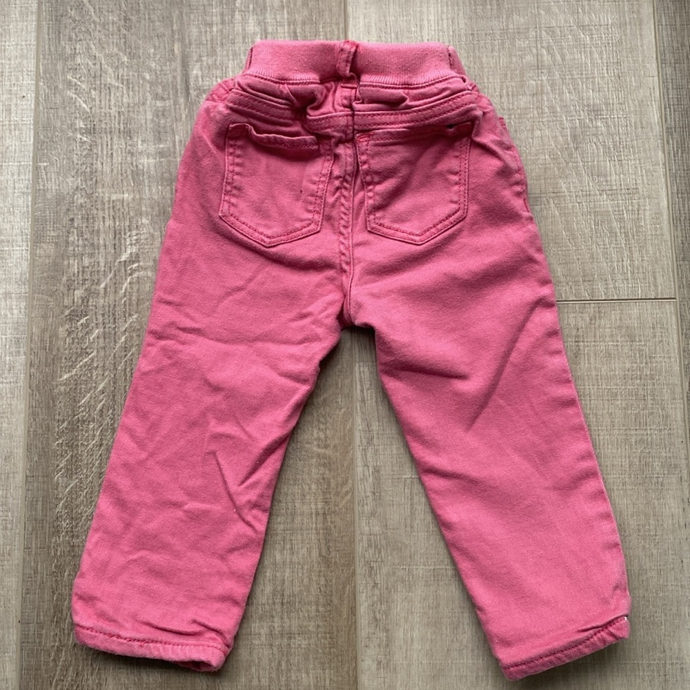 18-24 months baby gap lined pink jeans - Picture 3 of 4